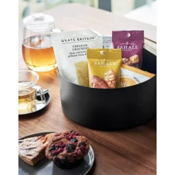 Bote Con Tapadera De Madera Rin