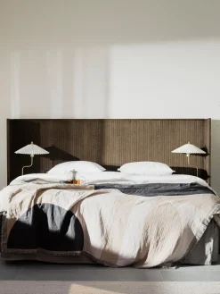 Cabecero De Roble Con Estante Redmond