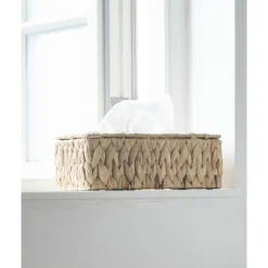 Caja De Panuelos De Fibras Naturales Cleana