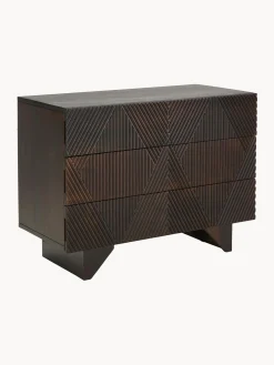 Cajonera De Madera De Mango Maciza Louis