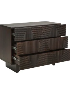 Cajonera De Madera De Mango Maciza Louis