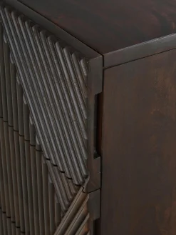 Cajonera De Madera De Mango Maciza Louis