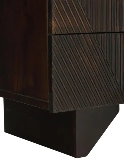 Cajonera De Madera De Mango Maciza Louis