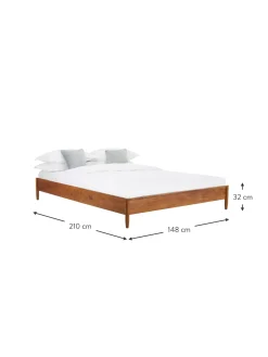 Cama De Madera De Pino Maciza Windsor