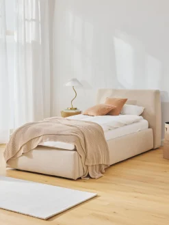Cama Individual Cloud, Con Espacio De Almacenamiento
