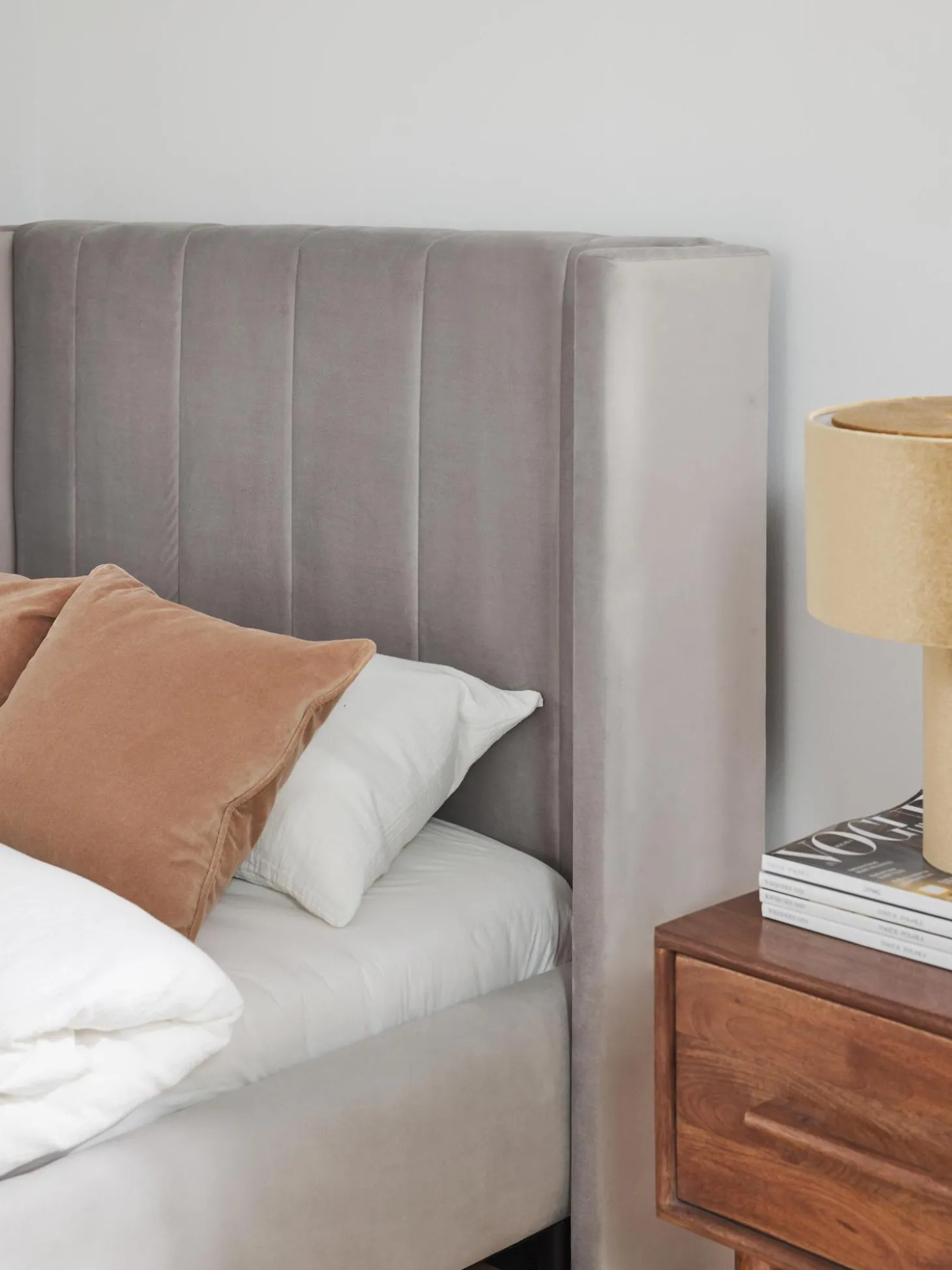 Cama Individual De Terciopelo Dusk