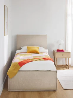 Cama Individual Dream, Con Espacio De Almacenamiento