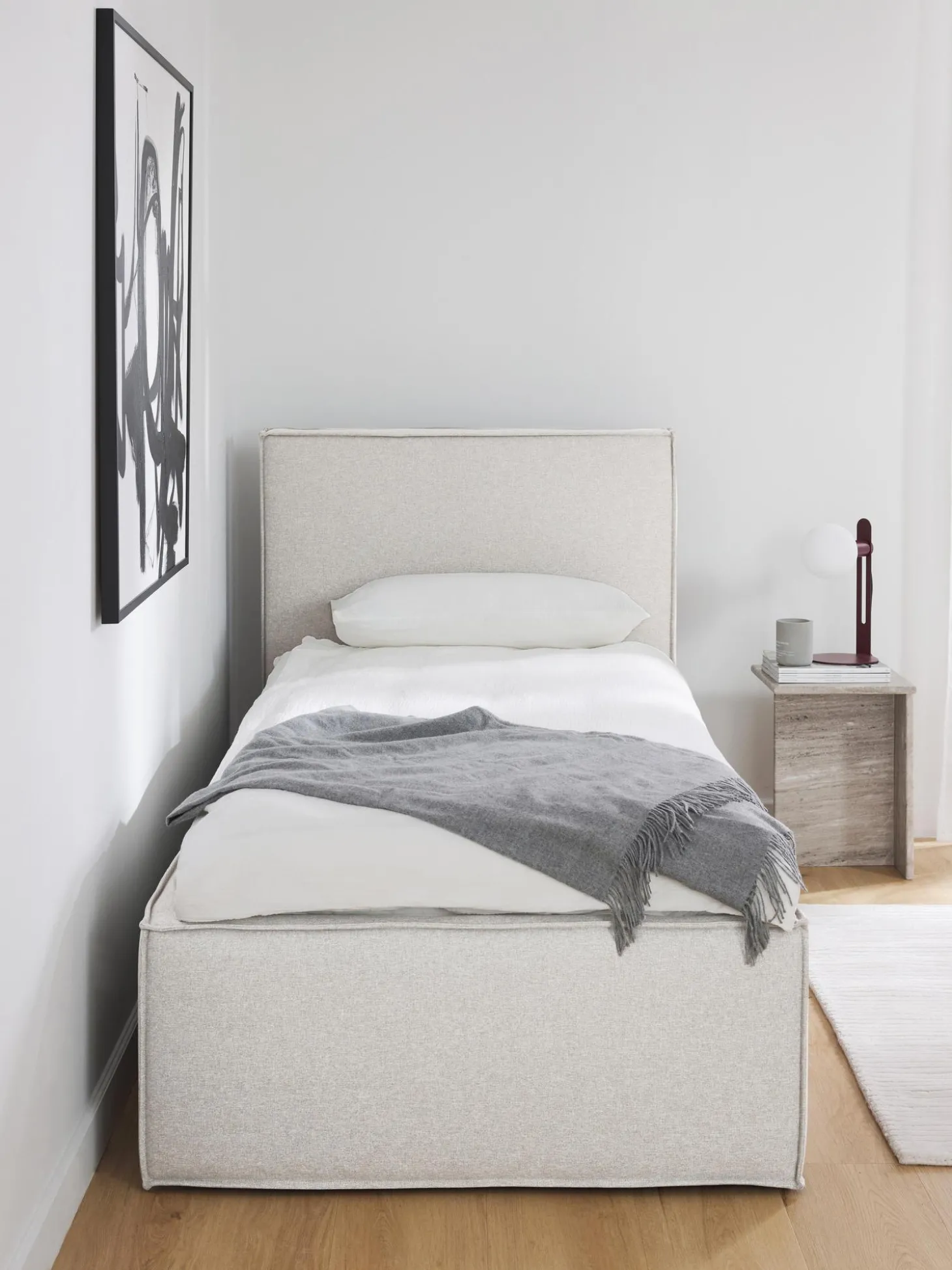 Cama Individual Dream, Con Espacio De Almacenamiento