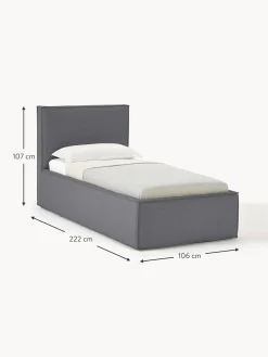 Cama Individual Dream, Con Espacio De Almacenamiento