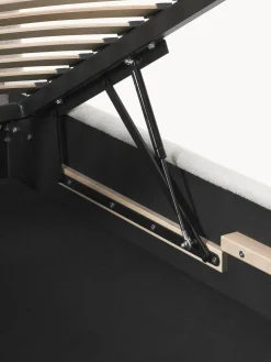 Cama Individual En Tejido Boucle Ebba, Con Espacio De Almacenamiento