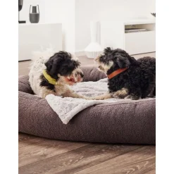 Cama Para Mascotas En Tejido Boucle Teddy, Tamanos Diferentes