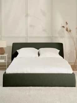 Cama Tapizada Cloud, Con Espacio De Almacenamiento