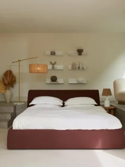 Cama Tapizada Cloud, Con Espacio De Almacenamiento