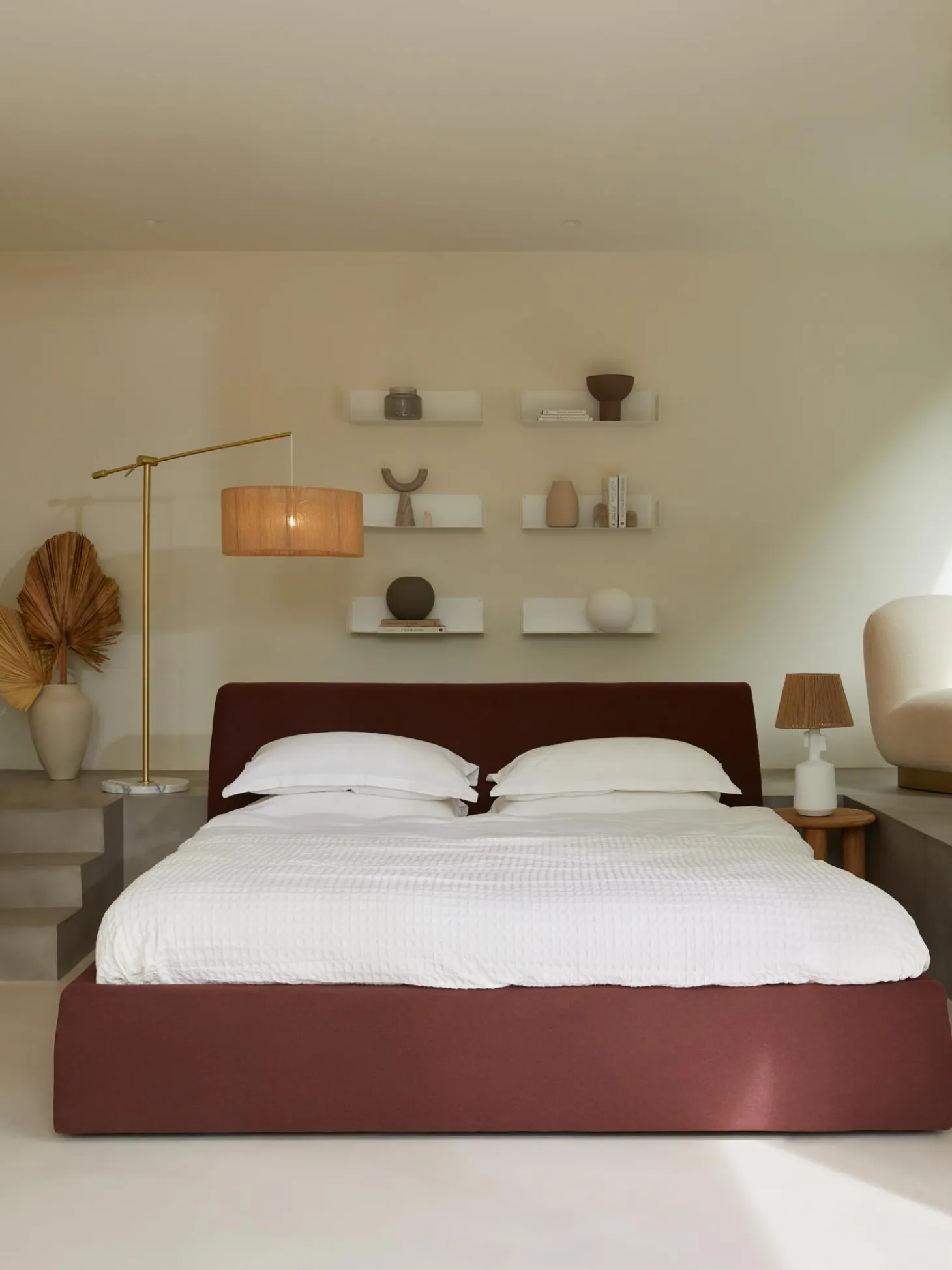 Cama Tapizada Cloud, Con Espacio De Almacenamiento