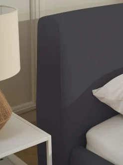 Cama Tapizada Cloud, Con Espacio De Almacenamiento