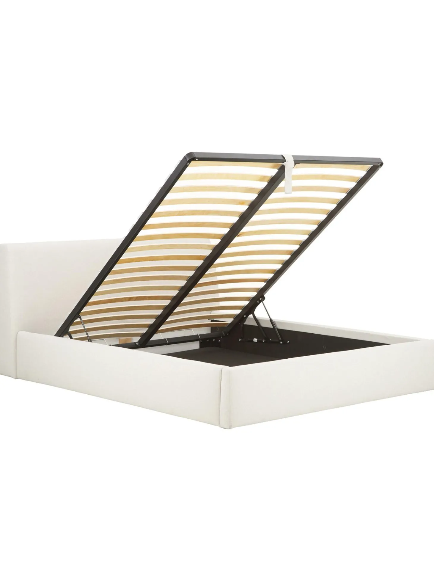 Cama Tapizada Cloud, Con Espacio De Almacenamiento