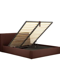 Cama Tapizada Cloud, Con Espacio De Almacenamiento