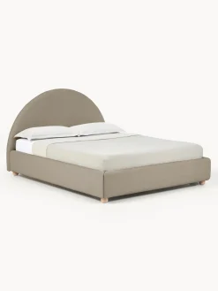 Cama Tapizada Ebba, Con Espacio De Almacenamiento