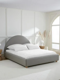 Cama Tapizada Ebba, Con Espacio De Almacenamiento