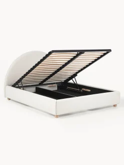 Cama Tapizada Ebba, Con Espacio De Almacenamiento