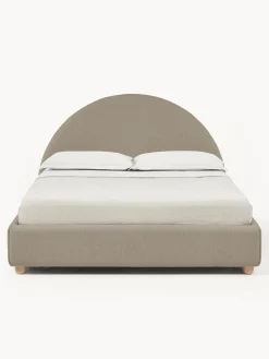 Cama Tapizada Ebba, Con Espacio De Almacenamiento