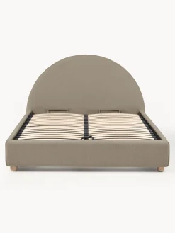 Cama Tapizada Ebba, Con Espacio De Almacenamiento