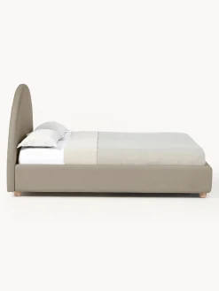 Cama Tapizada Ebba, Con Espacio De Almacenamiento