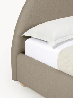 Cama Tapizada Ebba, Con Espacio De Almacenamiento