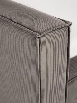 Cama Tapizada En Pana Lennon, Con Espacio De Almacenamiento