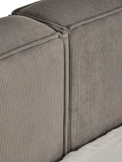 Cama Tapizada En Pana Lennon