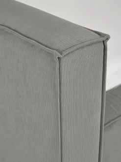 Cama Tapizada En Pana Lennon, Con Espacio De Almacenamiento