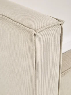 Cama Tapizada En Pana Lennon, Con Espacio De Almacenamiento