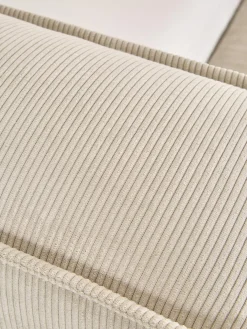 Cama Tapizada En Pana Lennon, Con Espacio De Almacenamiento