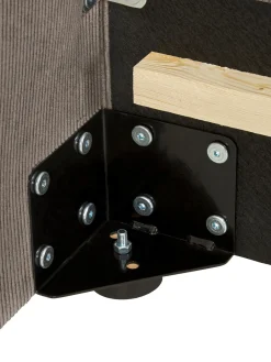 Cama Tapizada En Pana Lennon