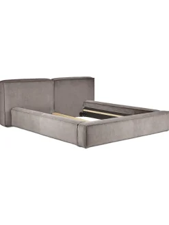 Cama Tapizada En Pana Lennon