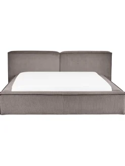 Cama Tapizada En Pana Lennon