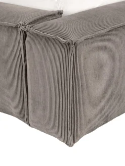 Cama Tapizada En Pana Lennon, Con Espacio De Almacenamiento