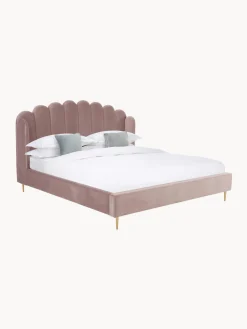 Cama Tapizada En Terciopelo Glamour