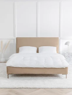 Cama Tapizada En Terciopelo Peace