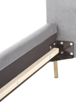 Cama Tapizada En Terciopelo Peace