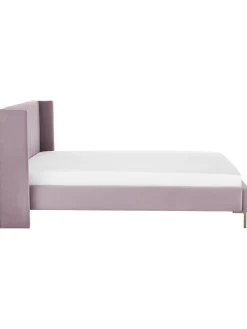 Cama Tapizada En Terciopelo Dusk