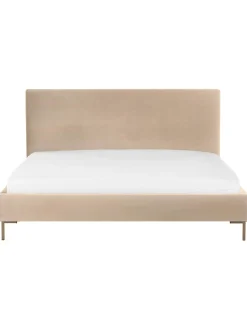 Cama Tapizada En Terciopelo Peace