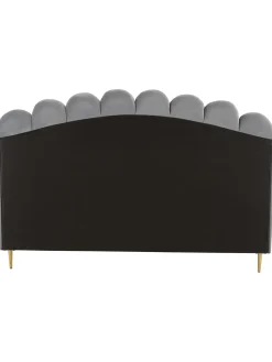 Cama Tapizada En Terciopelo Glamour