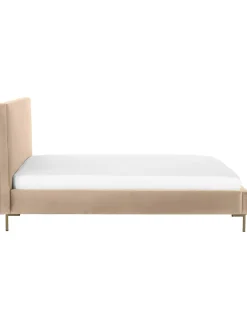 Cama Tapizada En Terciopelo Peace