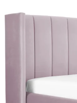 Cama Tapizada En Terciopelo Dusk