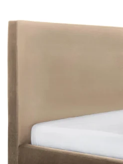 Cama Tapizada En Terciopelo Peace