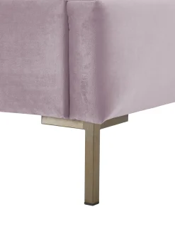 Cama Tapizada En Terciopelo Dusk