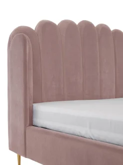 Cama Tapizada En Terciopelo Glamour