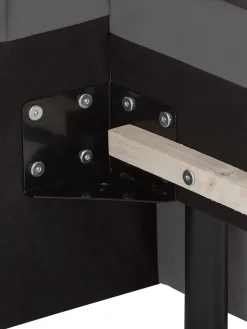 Cama Tapizada En Terciopelo Dusk