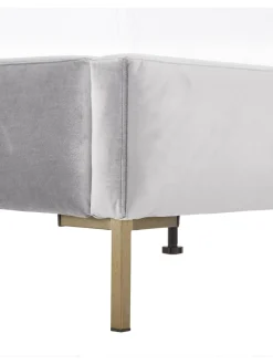 Cama Tapizada En Terciopelo Peace